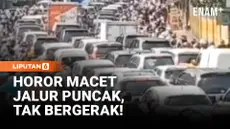 Kawasan Puncak, Bogor, Jawa Barat, masih dipadati ribuan kendaraan wisatawan dari Jabodetabek. Kepadatan arus lalu lintas terjadi sejak pagi hingga malam hari, bahkan sempat mengalami kemacetan parah dan viral di media sosial, terutama di jalur Gunun...