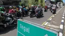 Selain itu, mereka menilai mudik menggunakan motor juga bisa menghemat biaya perjalanan. (Liputan6.com/Herman Zakharia)