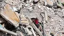 Serangan Israel juga meluluhlantakkan hampir seluruh wilayah di Gaza yang kini menghadapi beragam bencana, termasuk kelaparan. (Omar AL-QATTAA/AFP)