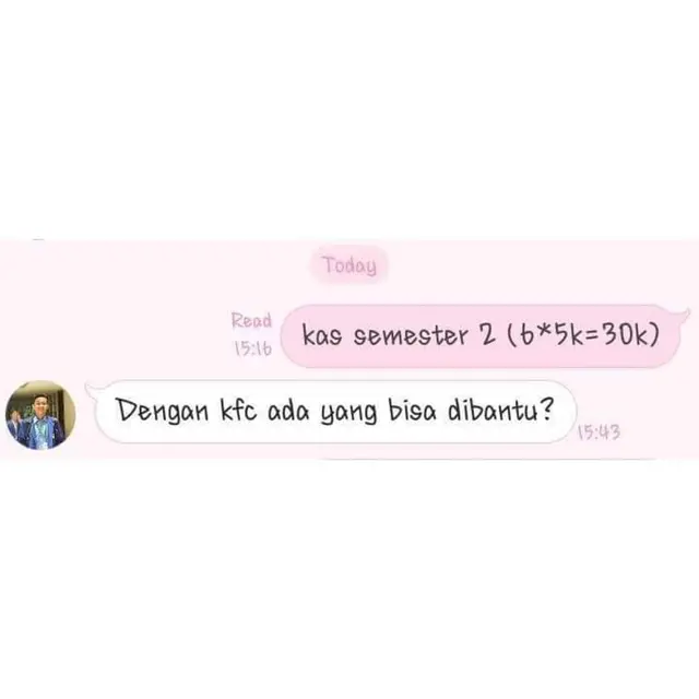 7 Chat Balasan Orang Ditagih Uang Kas Ini Kocak, Bikin Geregetan
