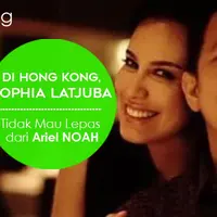 Temani Ariel NOAH ke Hong Kong, begini potret Sophia Latjuba yang tidak ingin jauh dari sang kekasih. (Foto: Instagram @sophia_latjuba88, Desain: Nurman Abdul Hakim/Bintang.com)