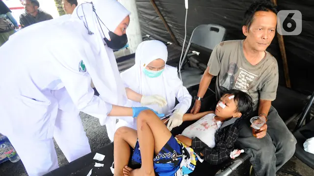 Penanganan Korban Gempa Cianjur di RSUD Cimacan