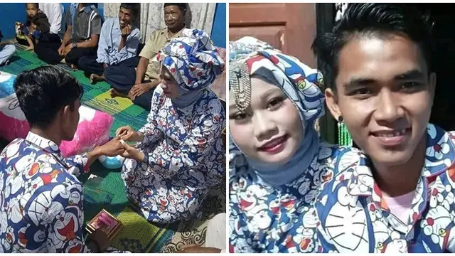 Viral, Calon Pengantin Lakukan Lamaran Pakai Tema Doraemon Ini Curi Perhatian