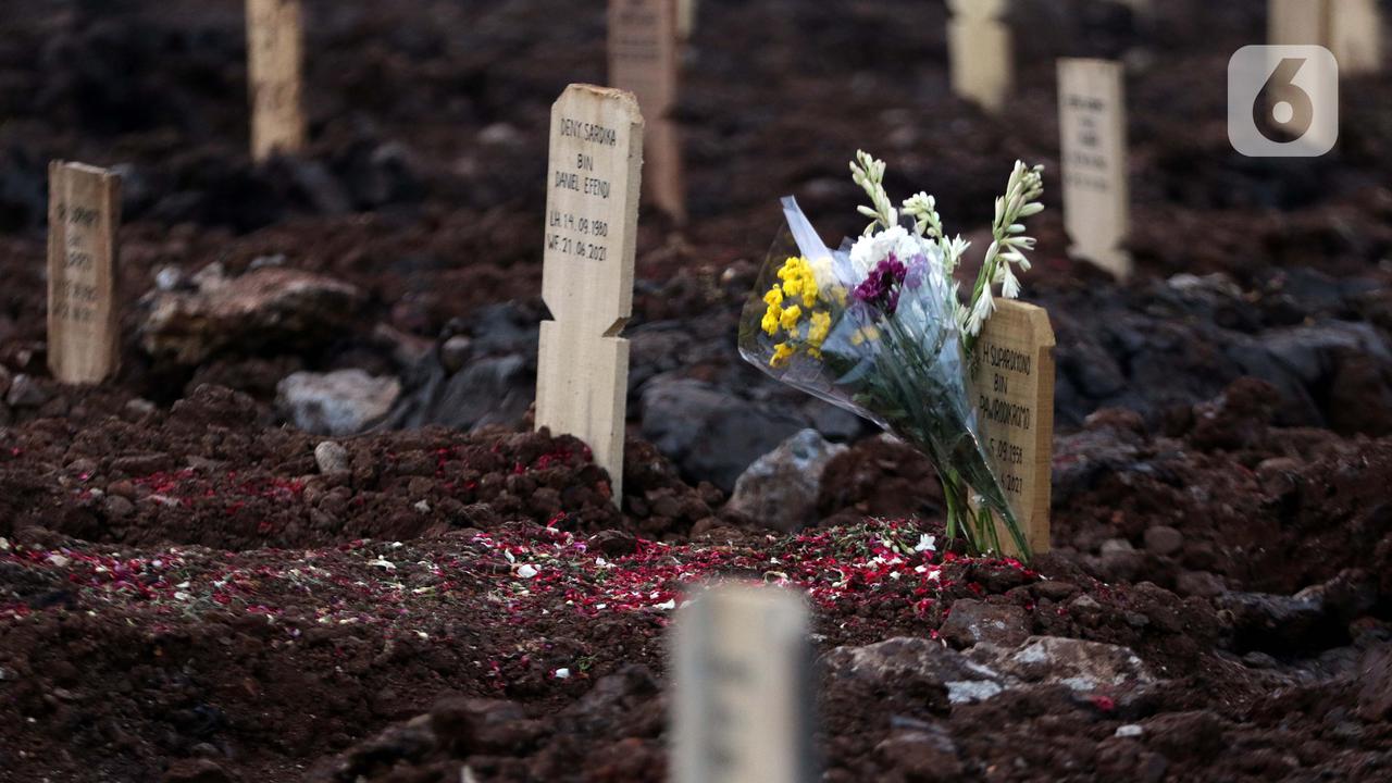 FOTO: TPU Rorotan Sudah Terisi 900 Jenazah dengan Protokol Covid-19