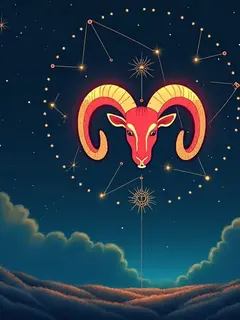 logo ramalan zodiak aries (sumber: AI generated)