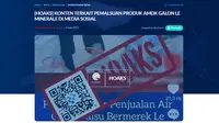 Isu Galon Palsu Le Minerale Dinyatakan Hoaks oleh Komdigi, Pakar: Ada Motif Persaingan Bisnis