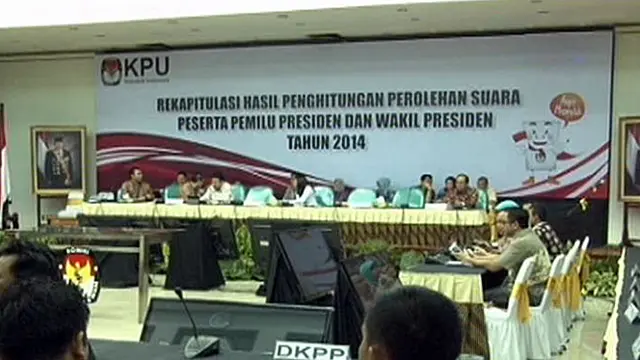 Rekapitulasi Nasional Pilpres 2014 Digelar Mulai Hari Ini
