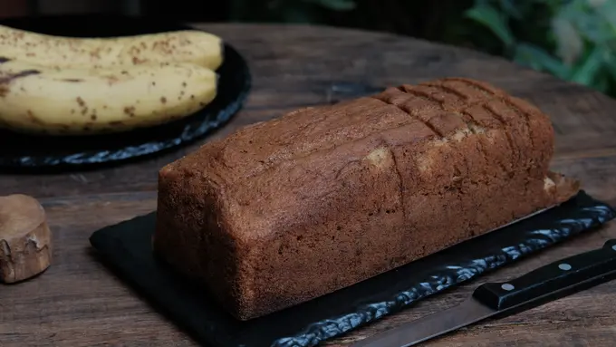 bolu pisang coklat