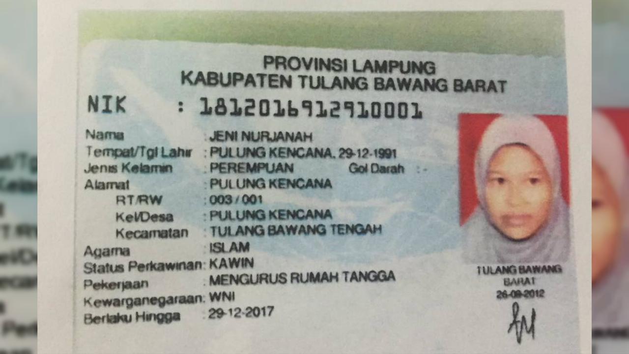 Identitas korban belleza