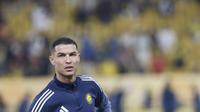 Bintang Al Nassr asal Portugal, Cristiano Ronaldo. (AFP/Fayez Nureldine)
