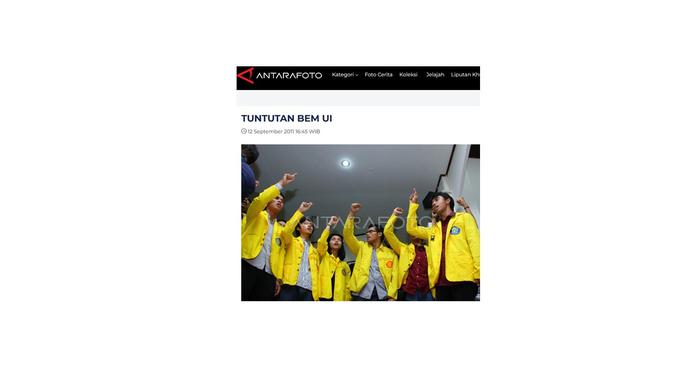 Cek fakta artikel BEM seluruh Indonesia menolak Anies dan Partai Gerakan Rakyat