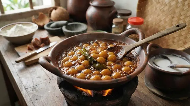 Resep Jenang Grendul Khas Jawa dengan Kuah Gula Merah yang Legit dan Kenyal