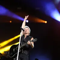 Bon Jovi kala mengguncang GBK, 11 September 2015 (Foto: Faizal Fanani/Liputan6.com)