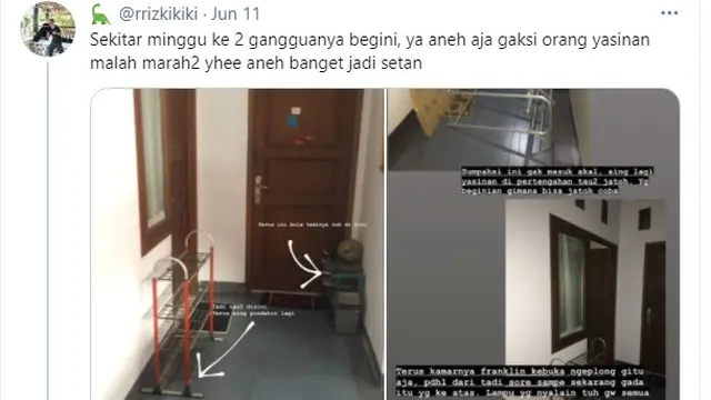 Viral, Kisah Pemuda Alami Gangguan Makhluk Halus di Kos Selama 4 Tahun