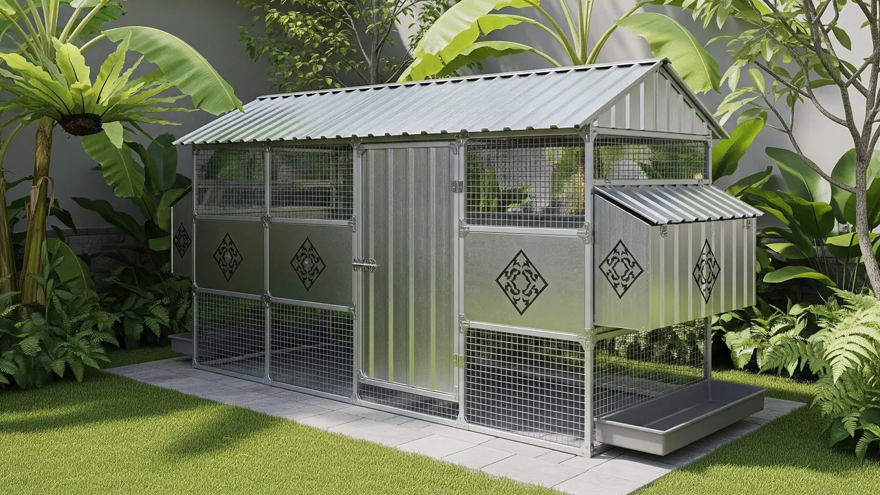 Model Kandang Ayam Galvanis