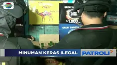 Polres Metro Jakarta Barat gerebek toko penjual minuman keras ilegal di Palmerah pada Sabtu (20/1) dini hari.