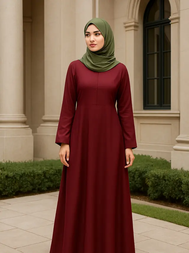 Warna Jilbab yang Cocok untuk Gamis Maroon
