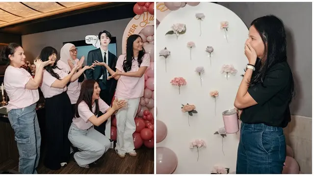 6 Potret Bridal Shower Yunita Siregar, Sahabat 'Hadirkan' Jin BTS