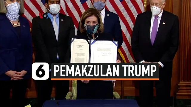 VIDEO: DPR AS Kembali Makzulkan Presiden Donald Trump