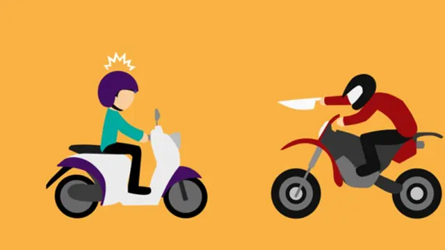 Ilustrasi Begal Motor (Merdeka.com)
