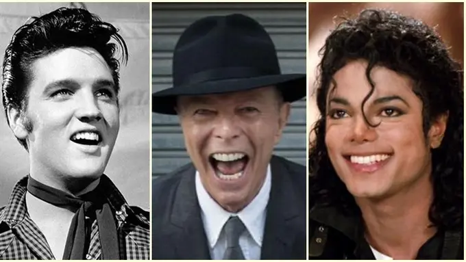 [Bintang] Elvis Presley, David Bowie, Michael Jackson