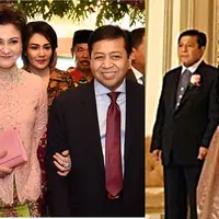 Setya Novanto bersama istri pertama dan keduanya. (Sumber Foto: Instagram/Facebook)