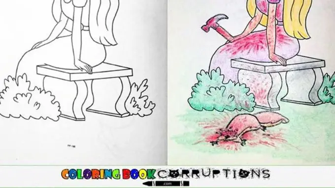 Jika Buku Mewarnai Anak-Anak Diwarnai oleh Orang Dewasa