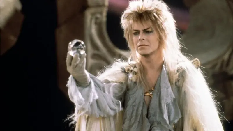 David Bowie dalam film Labyrinth.