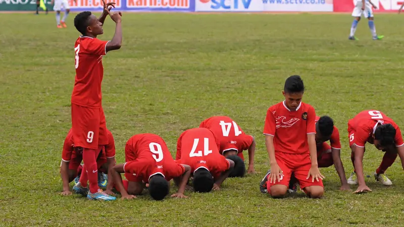 Selebrasi Timnas U-16