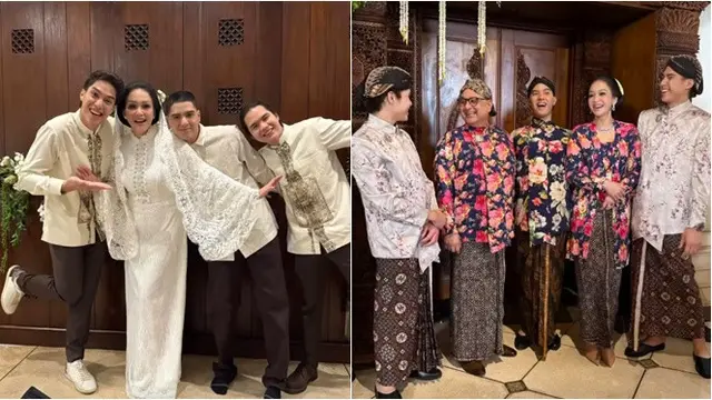 8 Outfit Tamu Artis di Pengajian dan Siraman Al Ghazali, Gaun Brokat hingga Kebaya