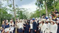 Suku Baduy yang tinggal di kaki pegunungan Kendeng, Desa Kanekes, Kecamatan Leuwidamar, Kabupaten Lebak Banten (Dok. pribadi Desmawati / Liputan6.com)