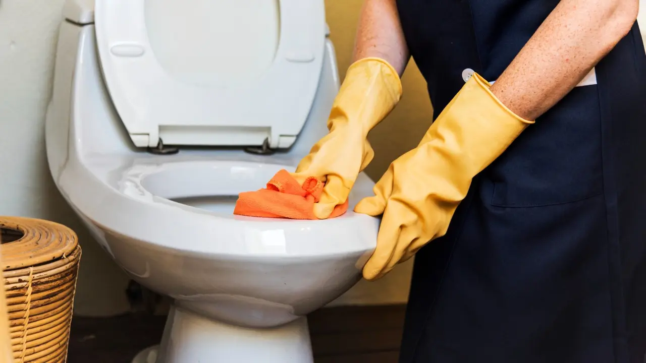 Membersihkan Toilet