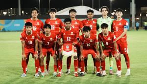Starting XI Timnas Indonesia U-17, saat menghadapi China dalam laga pertama Grup B Piala Asia U-17 2026 di Lapangan A King Abdullah Sports City Training Stadium, Jeddah, Selasa (5/5/2026). (Dok. PSSI)