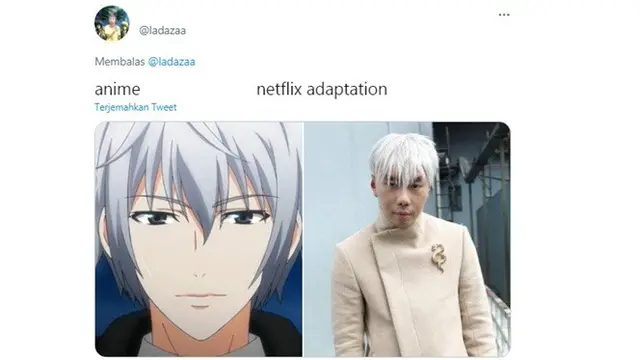 8 Cocoklogi Karakter Anime dengan Selebriti Ini Bikin Tepuk Jidat