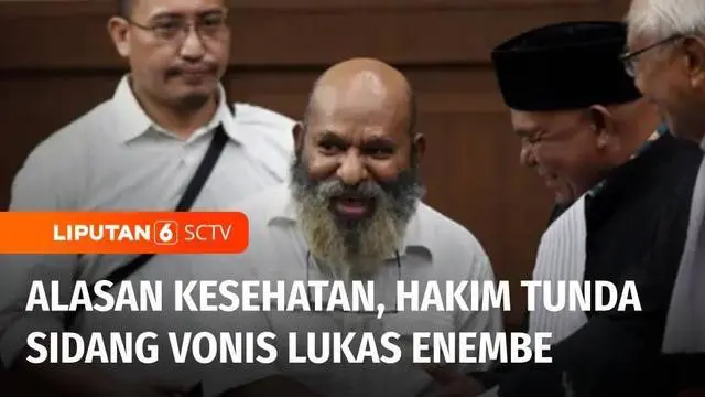 VIDEO: Lukas Enembe Batal Hadiri Sidang Vonis karena Sakit, Sidang Vonis Ditunda