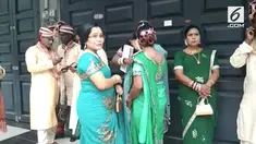 Warga tamil hadiri pesta adat pernikahan Batak Mandailing ngunduh mantu  Bobby Nasution dengan putri Jokowi, Kahiyang Ayu