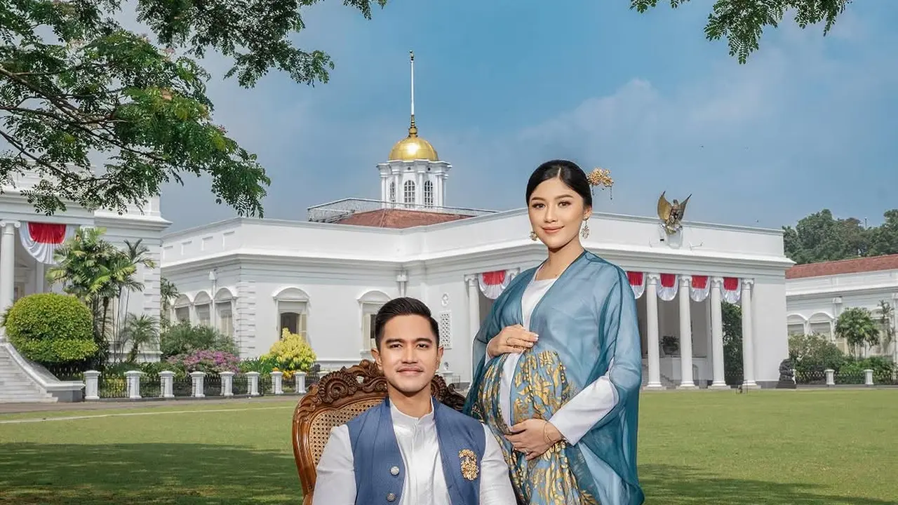 Gaya Erina Gudono dengan Baby Bump dalam Pemotretan Bersama Keluarga Jokowi di Istana Negara yang Baru Terungkap