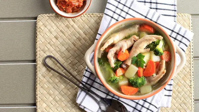 Resep Sup Ayam dan Sayuran