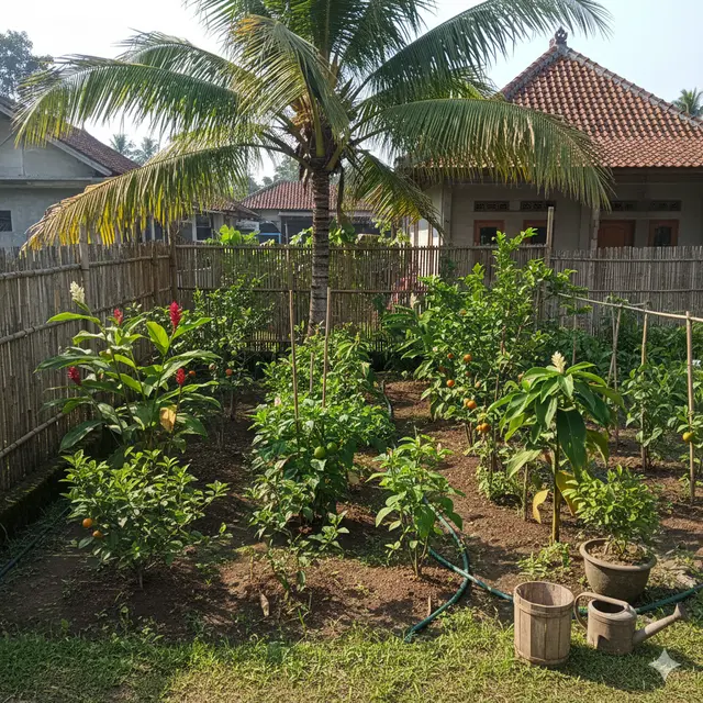 Rahasia Tomat dan Cabai di Pekarangan Rumah Buahnya Lebat (Foto: Gemini AI)