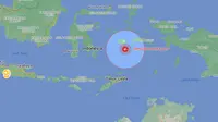 Gempa magnitudo 5,0 mengguncang Buru Selatan, Maluku pada Kamis, (5/10/2023) pada pukul 11.25 WIB.