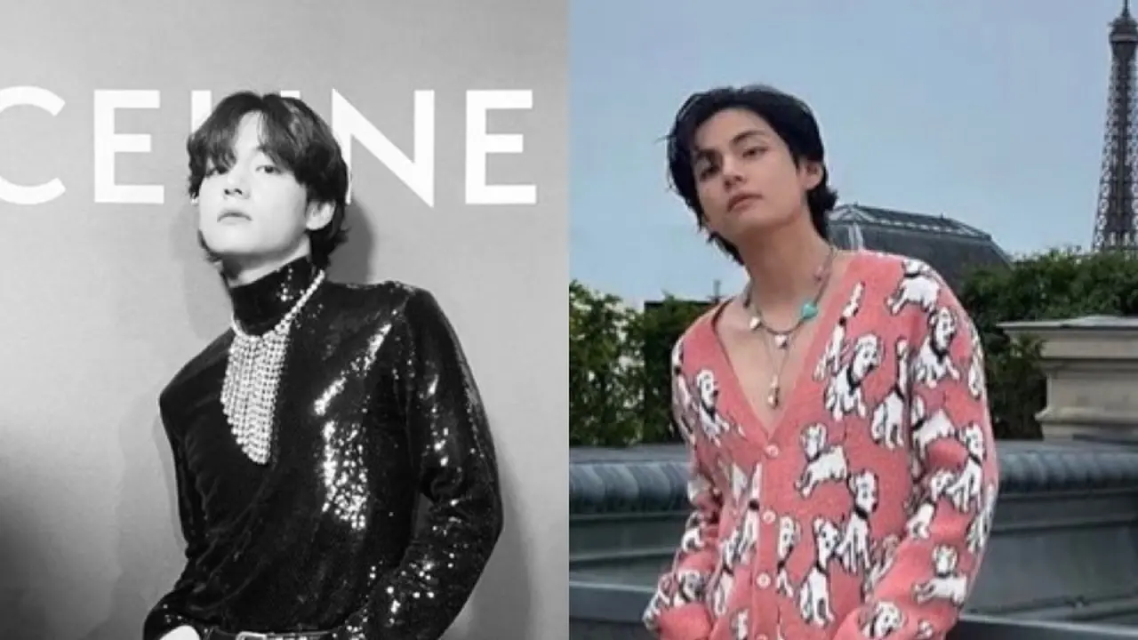 Tampilan Kim Taehyung aka V BTS Selama di Paris