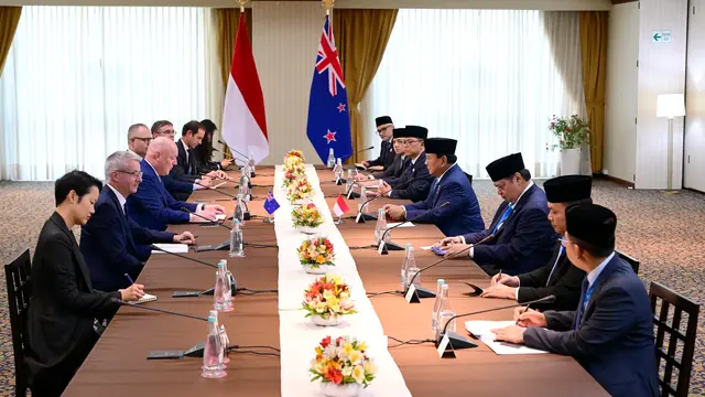 Prabowo Bertemu PM Selandia Baru