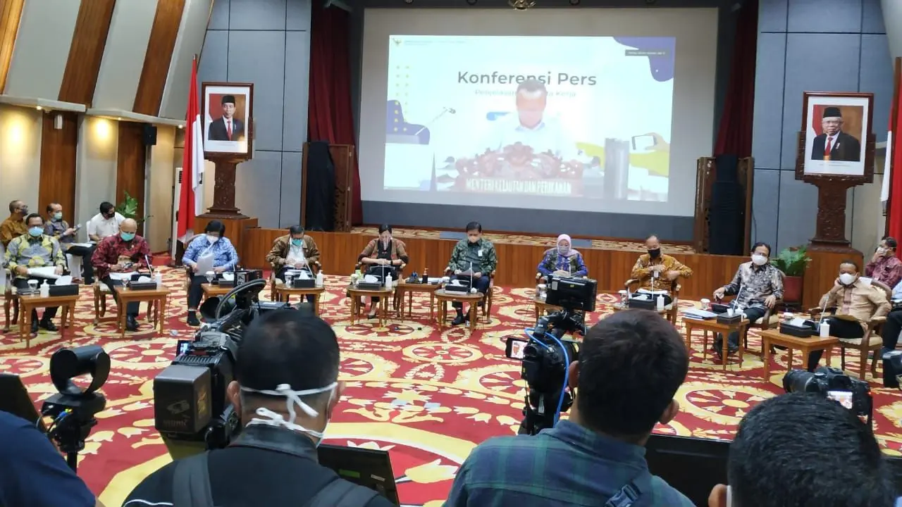 Konferensi Pers Penjelasan UU Cipta Kerja.