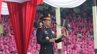 Wakapolri Komjen Ahmad Dofiri saat memimpin Pelantikan Perwira di Setukpa Polri Kota Sukabumi (Liputan6.com/Fira Syahrin).
