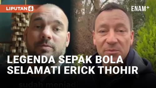 VIDEO: Erick Thohir Jadi Ketum PSSI, Legenda Sepak Bola Dunia Ucapkan Selamat