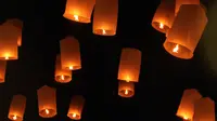 Ribuan lampion terangi Candi Borobudur di Hari Waisak