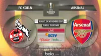 Liga Europa_FC Koln vs Arsenal (Bola.com/Adreanus Titus)