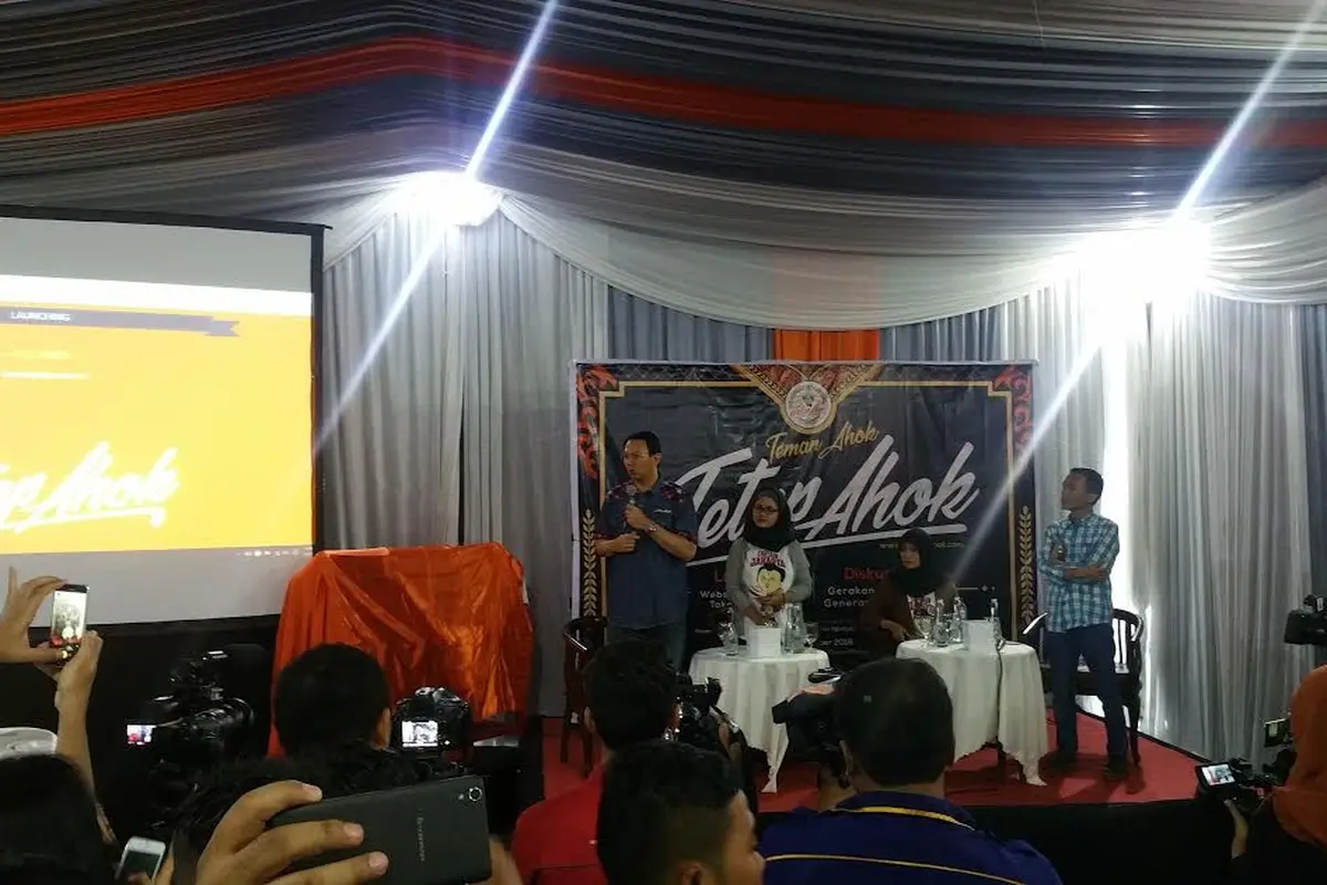 Ahok melanching website TemanAhok