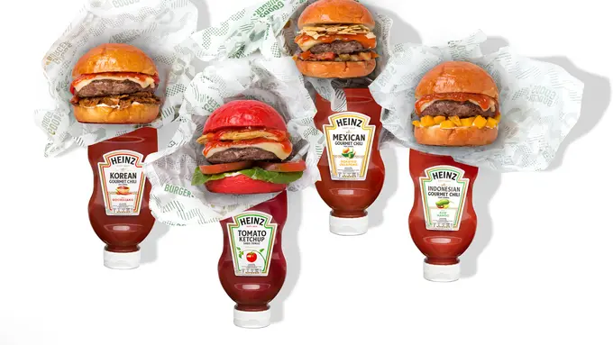 Menu Burger Nikmat Menggunakan Saus Heinz/dok. Heinz