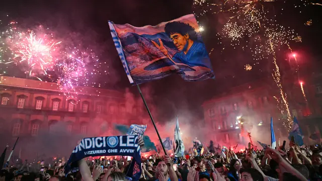 Napoli Sukses Raih Scudetto Serie A 2024/2025, Kota Naples Berpesta
